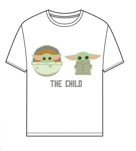 Camiseta Baby Yoda Blanca Frikhala