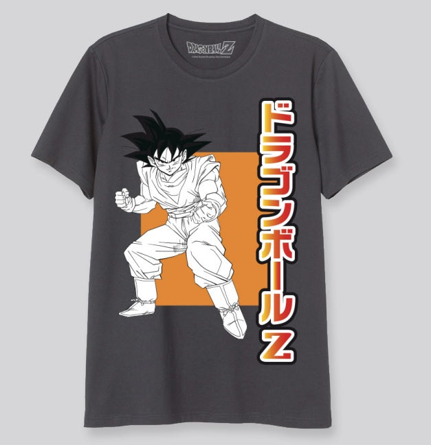 Camiseta Gris Goku Dragon Ball Frikhala