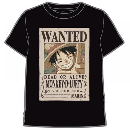 Camiseta One Piece Wanted Luffy Frikhala