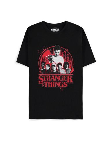Camiseta Stranger Things Grupo Protagonistas Frikhala