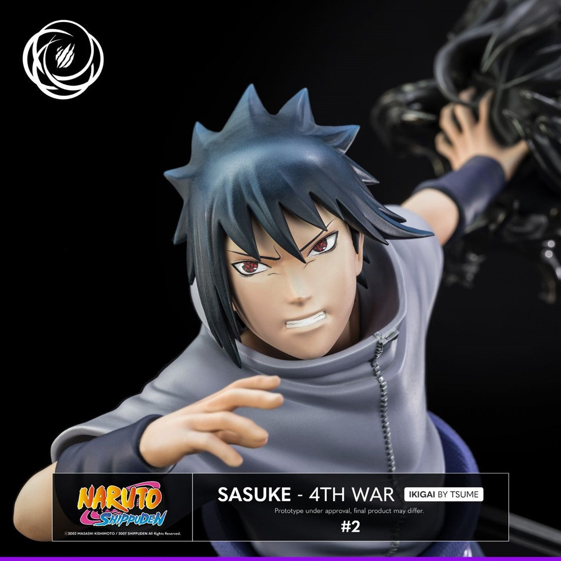 Ikigai Sasuke Uchiha 4th War Resina Escala 1/6 Tsume Art Limitada Naruto Shippuden Frikhala
