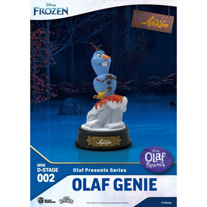 Beast Kingdom Mini D-Stage Disney Olaf Presenta Olaf Genio Aladdin