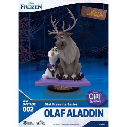 Beast Kingdom Mini D-Stage Disney Olaf Presenta Olaf Aladdin