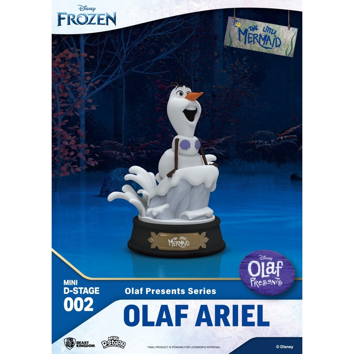 Beast Kingdom Mini D-Stage Disney Olaf Presenta Olaf Ariel