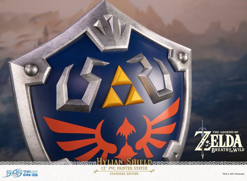 The Legend of Zelda Breath of the Wild Estatua PVC Hylian Shield Standard Edition 29 cm - Embalaje dañado