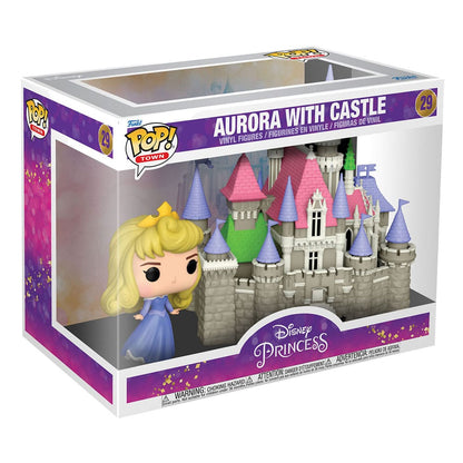 Disney: Ultimate Princess POP! Town Vinyl Figura Aurora & Castle (La bella durmiente) 9 cm