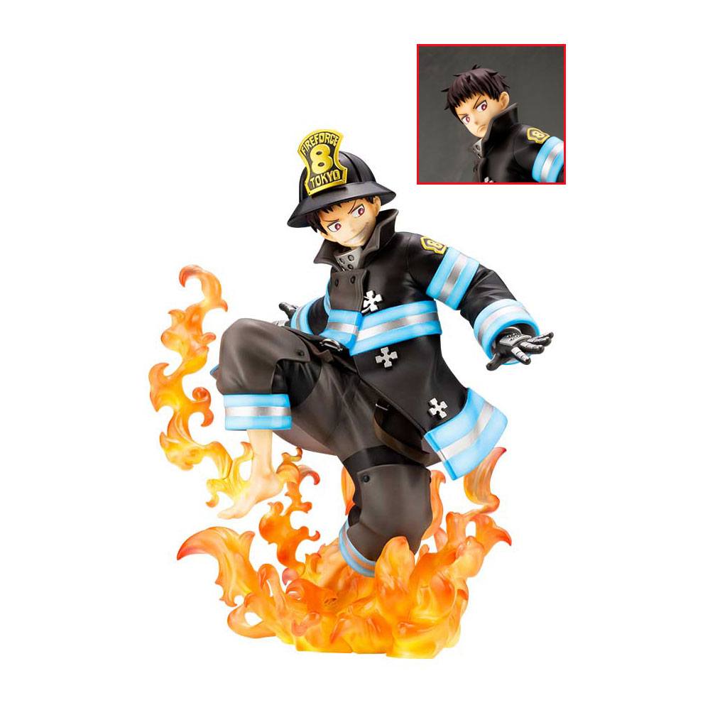 Fire Force Estatua ARTFXJ PVC 1/8 Shinra Kusakabe Glows in the Dark Bonus Edition 21 cm